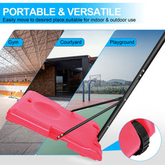 Portable Basketball Goal System Stable Base Wheels Indoor Outdoor Youth