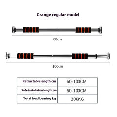 Indoor Punch-free Horizontal Bar On The Door Pull-up Fitness Equipment