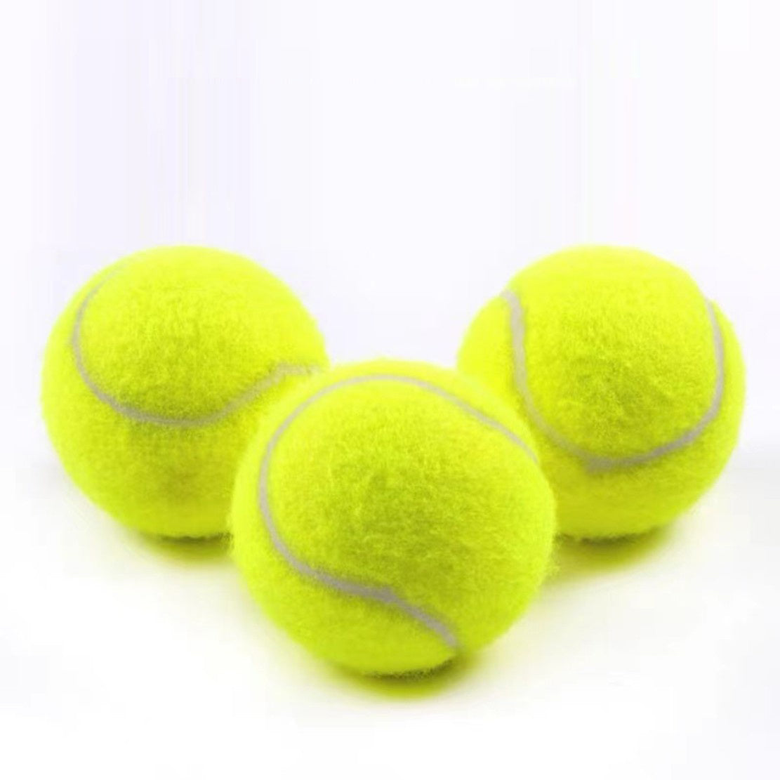 Dog Rubber Tennis Ball Toy Durable Elastic Chew Small Medium