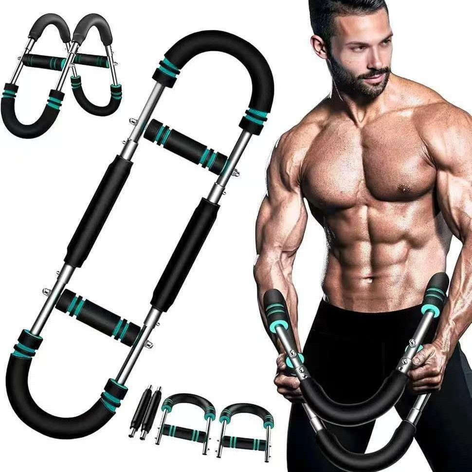 Adjustable Arm Strength Trainer U Shaped Chest Muscle Fitness Equipment