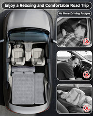 Umbrauto 23.62in/60cm Wide Inflatable Truck Mattress Car & SUV Back Seat Camping Bed with Pump