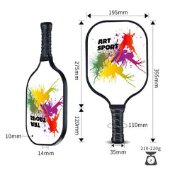 High Strength Beach Tennis Paddle Set Durable Rackets Pickleball Equipment