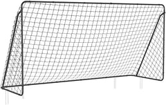 Kids Soccer Goal 12x6 Metal Frame Net Outdoor Training Set