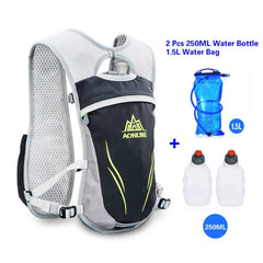 Running Marathon Hydration Backpack Vest 5.5L Lightweight Outdoor Cycling Hiking