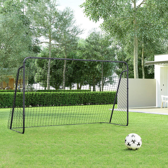 Kids Soccer Goal 12x6 Metal Frame Net Outdoor Training Set