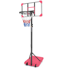 Portable Basketball Goal System Stable Base Wheels Indoor Outdoor Youth
