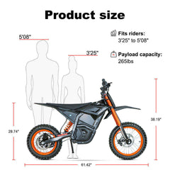 CEMOTO D-Series | 3000W–6000W Off-Road Electric Dirt Bike for Teens & Adults