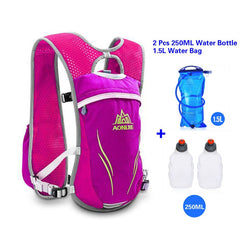 Running Marathon Hydration Backpack Vest 5.5L Lightweight Outdoor Cycling Hiking