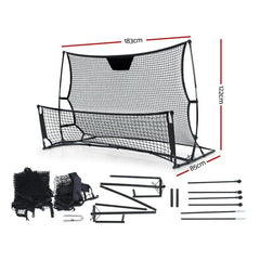 Everfit Portable Soccer Rebounder Net Volley Training Football Goal