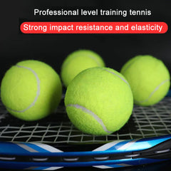 6 or 12-Pack Practice Tennis Balls with Mesh Carry Bag – High-Elasticity Training & Dog Play Balls (65 mm / 2.56 in)