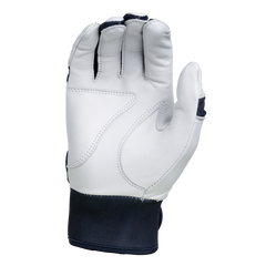 Batting Gloves – White/Navy/White Palm