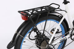 X-Treme Catalina Beach Cruiser - Electric Bicycle - 48 Volt - Step-Through Frame Long Range - Comfort Bike