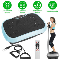 Vibration Exercise Machine With Resistant Bands