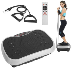 Vibration Exercise Machine With Resistant Bands