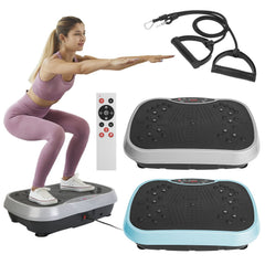 Vibration Exercise Machine With Resistant Bands