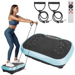 Vibration Exercise Machine With Resistant Bands