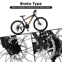 City-Cruizer – 24" Carpat™ ALUMINIUM Mountain Bike (21-Speed,