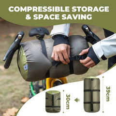 650 Fill Down Mummy Sleeping Bag Waterproof Backpacking Camping Hiking