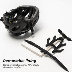 Pottier Bike Helmet with Visor and Goggles