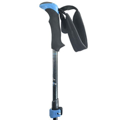 Travel Folding Hiking Poles Compact Adjustable With Accessories Carry Bag